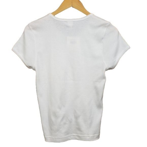 Guess NWT jeweled logo short sleeve shirt girl's size L/XL - Picture 2 of 8